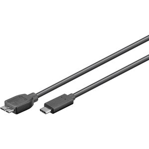 Goobay 67995 USB-kabel 0,6 m USB 2.0 Micro-USB B USB C Grijs