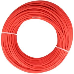 Solar Kabel - Rood - Halogeenvrij - 100 Meter - Voor Aansluiting Zonnepanelen