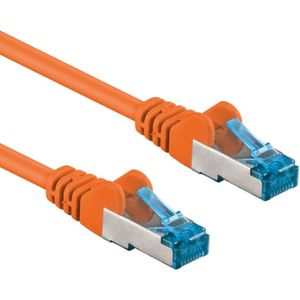 S/FTP CAT6A 10 Gigabit Netwerkkabel - CU - 5 meter - Oranje