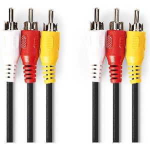 3 RCA - 3 RCA kabel 5m