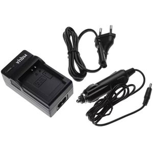 Accu oplader voor Canon NB-12L - 12V plug - Zwart