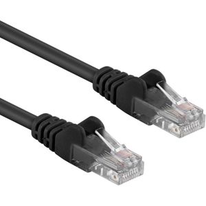 UTP CAT6A 10 Gigabit Netwerkkabel - CU - 3 meter - Zwart