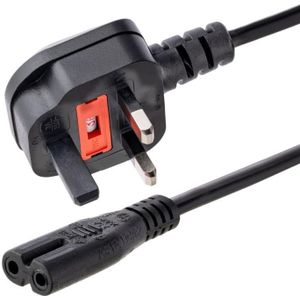 StarTech 2 meter UK Laptop Stroomkabel - BS 1363 naar C7 - 18AWG