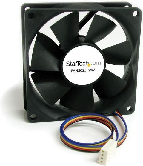 StarTech 80x25mm Ventilator Computerbehuizing met PWM – Pulse Width Modulation