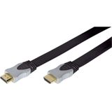 HDMI 1.3b Kabel - Full HD 60Hz - Plat - 3 meter - Zwart