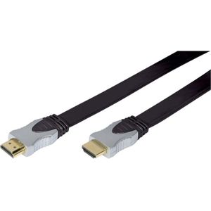 HDMI 1.3b Kabel - Full HD 60Hz - Plat - 3 meter - Zwart