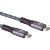 USB-C Kabel - USB 4 Gen 2x2 - 240W laden - 1 meter - Zwart