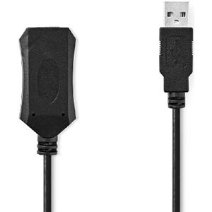 USB 2.0 Actieve Verlengkabel USB A 10m