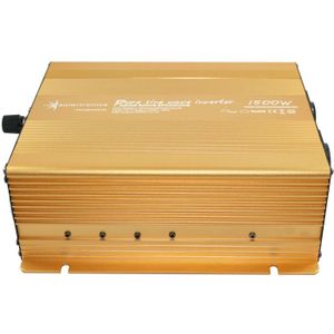 12V naar 230V Zuivere Sinus Spanningsomvormer - 1500W - Goud