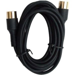 Cavus 8-pin DIN Kabel - Powerlink PL8 voor B&O - 0,5 meter - Zwart