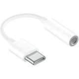 USB-C (m) naar 3.5mm Stereo Jack (v) Adapterkabel - 0,15 meter - Wit