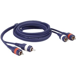 DAP Stereo Tulp Kabel - 6 meter - Blauw