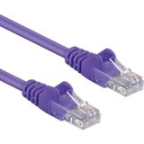 UTP CAT6A 10 Gigabit Netwerkkabel - CU - 7 meter - Paars