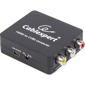 Cablexpert HDMI naar Composiet Omvormer - Full HD 60Hz - Zwart