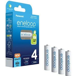 Panasonic Eneloop Micro AAA 750 mAh - 4 stuks