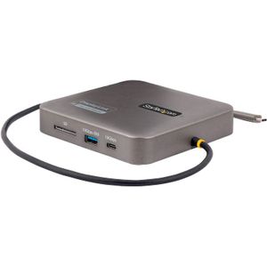 StarTech USB-C 3.2 Gen 2 Hub - RJ45, USB-A, 2x HDMI - USB-C PD - 0,3 meter - Space Grey