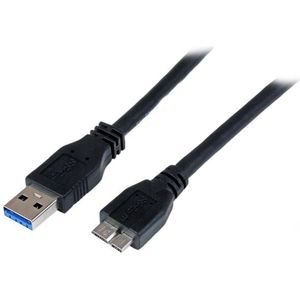 StarTech 1 m gecertificeerde SuperSpeed USB 3.0 A-naar-micro-B-kabel - M/M