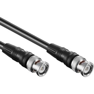 BNC (m) - BNC (m) kabel - RG59 - 75 Ohm / zwart - 10 meter