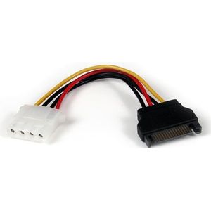 StarTech 15cm SATA naar LP4 Verloopkabel Voeding - F/M