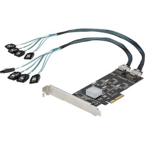 StarTech 8 Port SATA PCIe Kaart - PCI Express SATA 6Gbps