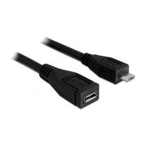 USB 2.0 Verlengkabel Micro USB B 0,5m