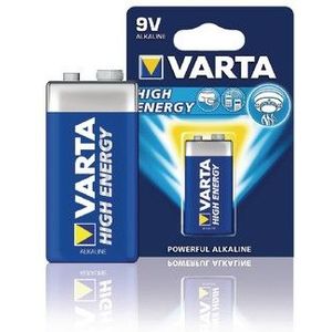 Varta Batterij - Blok E - High Energy Alkaline - 9 Volt