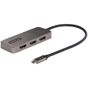 StarTech 3 poorts USB-C MST Hub - HDMI 4K 60Hz - 0,3 meter Kabel
