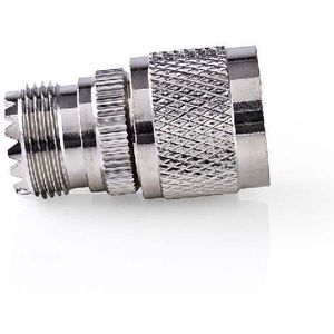 Antenne Adapter N Male - PL259 Female Zilver