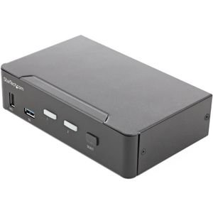 StarTech 2 Port Single Monitor KVM HDMI - 4K 60Hz - KVM Schakelaar met 2x USB 3.0