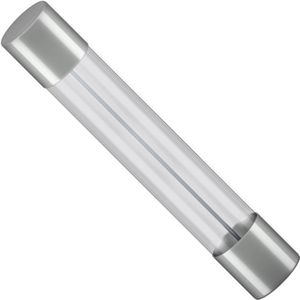 Glaszekering - 630mA - 6,3 x 32mm - Traag