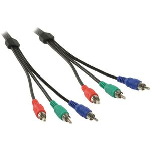 3RCA Component kabel 3m