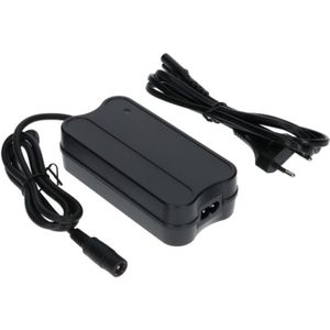 Oplader voor E-bike - Voor 26V Accu's - 29,4V - 2A - 58,8W - Tulp -  Zwart