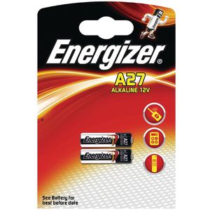 2x Energizer Alkaline batterij A27