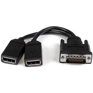 StarTech 20 cm LFH 59 mannelijke naar dubbele vrouwelijke DisplayPort DMS 59 kabel