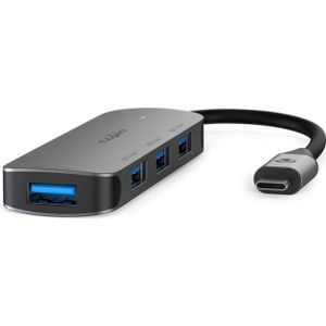 USB-C Multiport Adapter - USB 3.2 Gen 1 - 3x USB-A 2.0, 1x 3.0 - Zwart