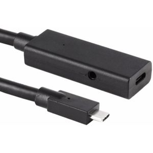 Actieve USB-C Verlengkabel - USB 3.2 Gen 2 - 4 meter - Zwart