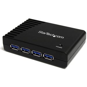 StarTech 4-poort SuperSpeed USB 3.0 Hub Zwart