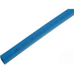 Krimpkous Blauw 12,7mm - 6,35mm 1 meter