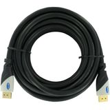 Elro HDMI 1.4 Kabel - 4K 30Hz - Verguld - 2 meter - Zwart