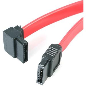 StarTech 45cm SATA naar Haakse SATA Kabel naar Links - F/F