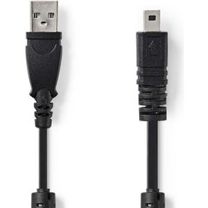 Nikon UC-E6 / Olympus CB-USB7 / Pentax I-USB7 / Minolta USB-900 USB kabel 2m
