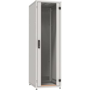 Patchkast 19" - 24U - 600 x 800 mm - PRO - Voorgemonteerd - Grijs