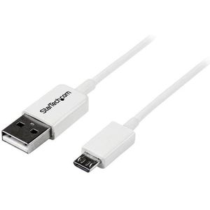 StarTech 2 m witte micro USB-kabel - A naar micro B