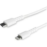 StarTech 1 meter USB-C naar Lightning Kabel - Apple MFi - Wit