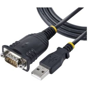 StarTech DB9 Male RS232 naar USB Converterkabel - 1 meter - Zwart