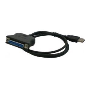 USB - Parallel 25-pins kabel 0,8m