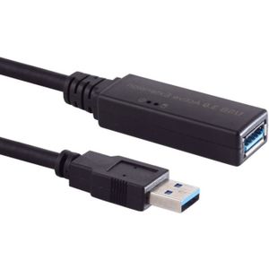 Actieve USB Verlengkabel - USB 3.2 Gen 1 - 15 meter - Zwart