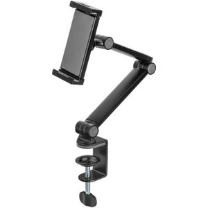 Full motion bureaubeugel voor Smartphones en Tablets - Klemmontage - 4,7 tot 12,9 inch - Tot 1kg