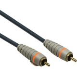 Bandridge Digitale Coax Audiokabel - Verguld - 0,5 meter - Zwart