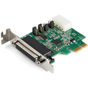 StarTech 4 Port PCI Express RS232 Seriële Kaart - Low profile - 16950 UART